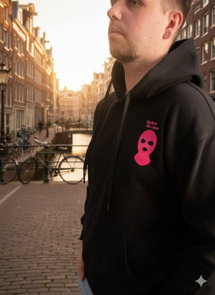 The "Signature" No Face No Case hoodie