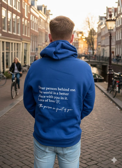 The Message Hoodie - Blue