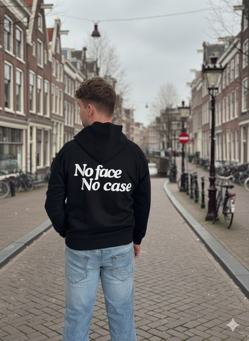 The "Signature" No Face No Case hoodie