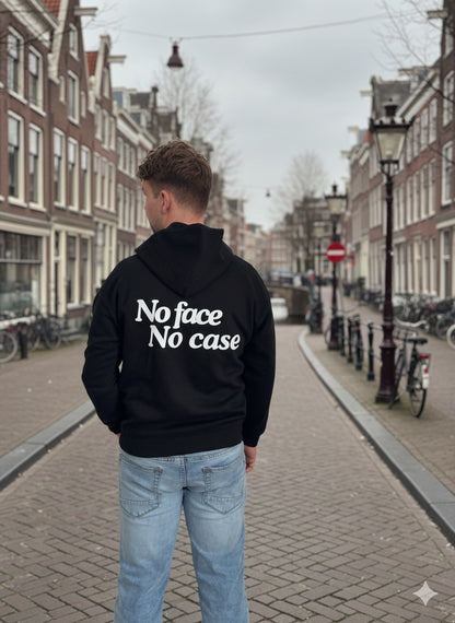 The "Signature" No Face No Case hoodie