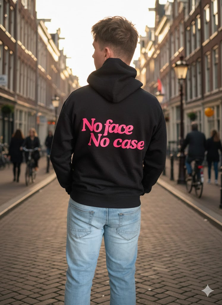 The "Signature" No Face No Case hoodie