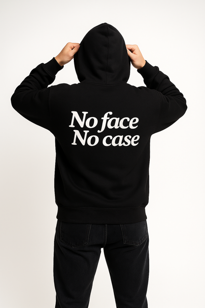 The "Signature" No Face No Case hoodie