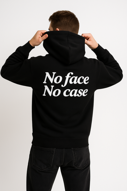 The "Signature" No Face No Case hoodie