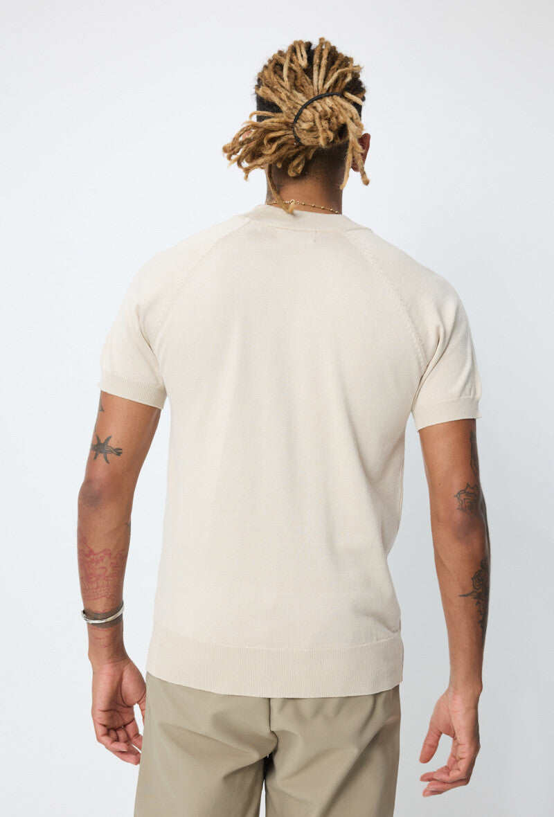 Beige Luxe Polo